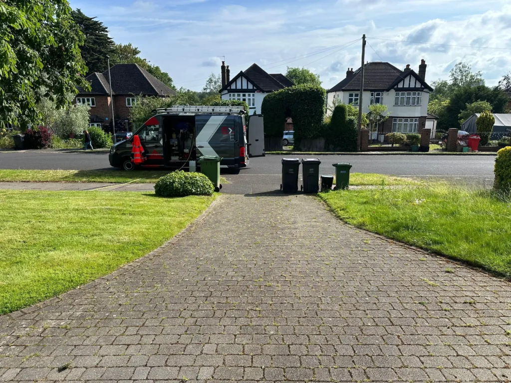 Driveway cleaning services